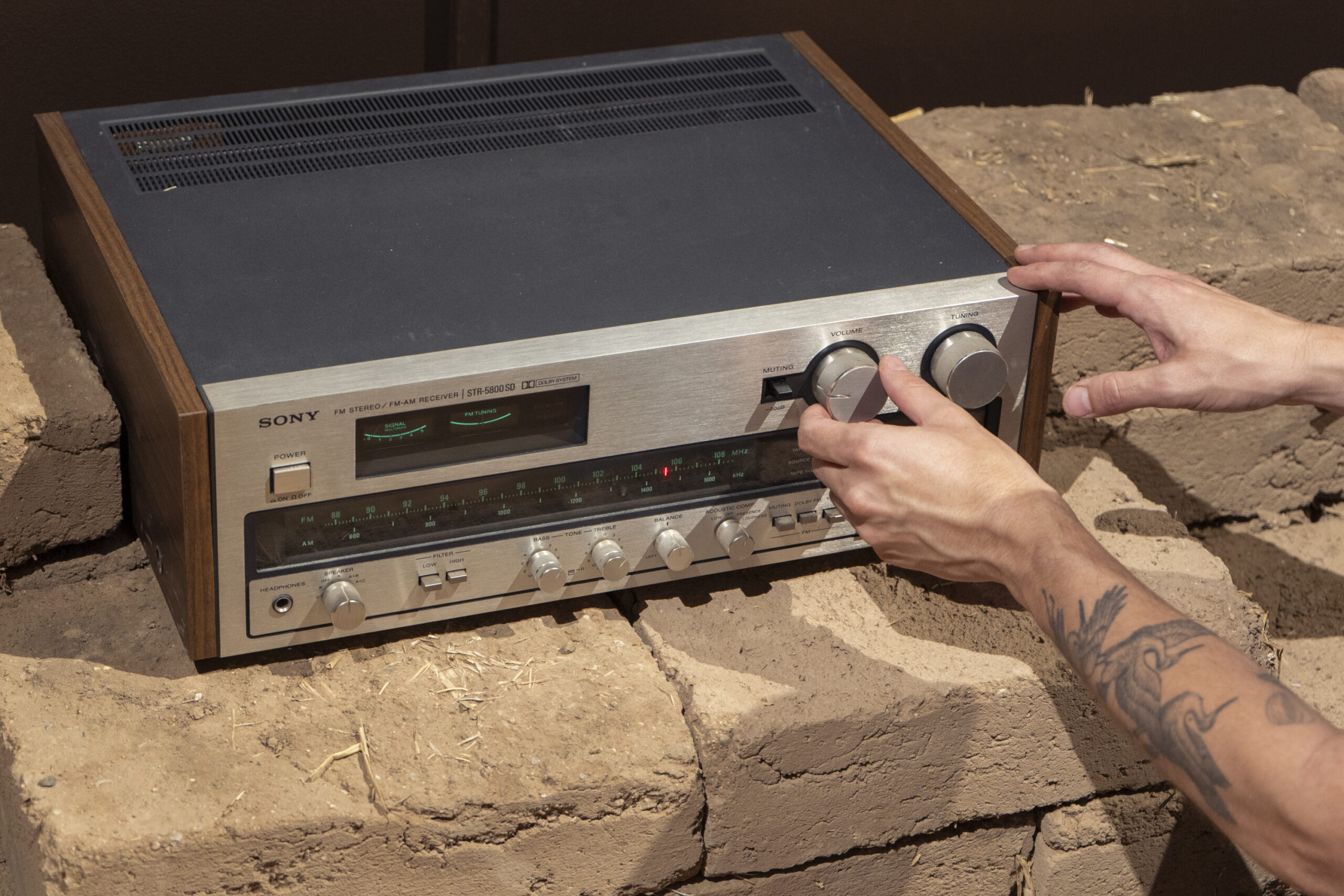 Photograph of Adobe Radio, courtesy the artist.
