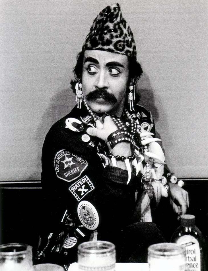 Guillermo Gómez-Peña, as Border Brujo, 1988-89.