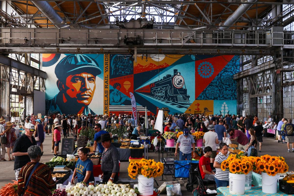 Shepard Fairey's new mural in Albuquerque is one top Southwest art news August 2026 headline.
