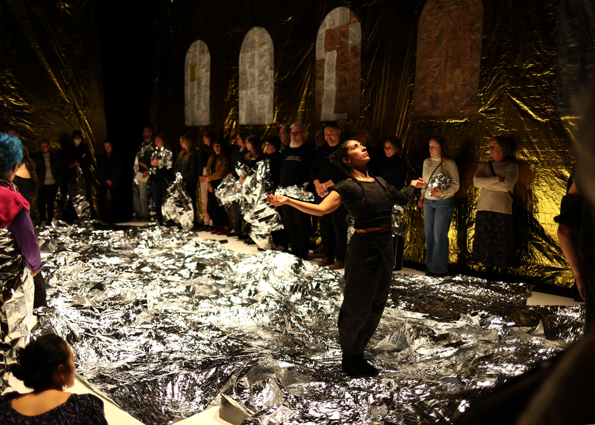 Performance still from a piece by choreographer Stephanie García.