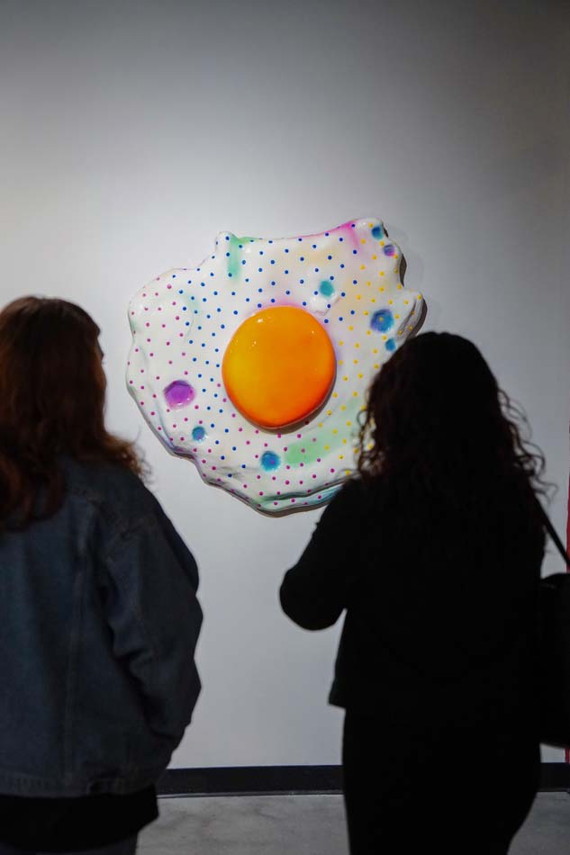 Gallery view on opening night of 1-800-CRYBABY at Central Arts Market.