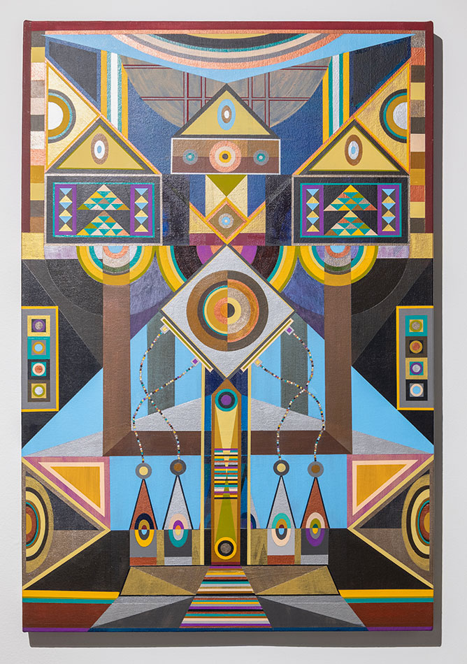Painting by Hilma's Ghost