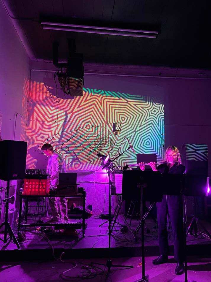 Jon Revett performance at CO-OPt Research + Projects, Lubbock, 2025. 