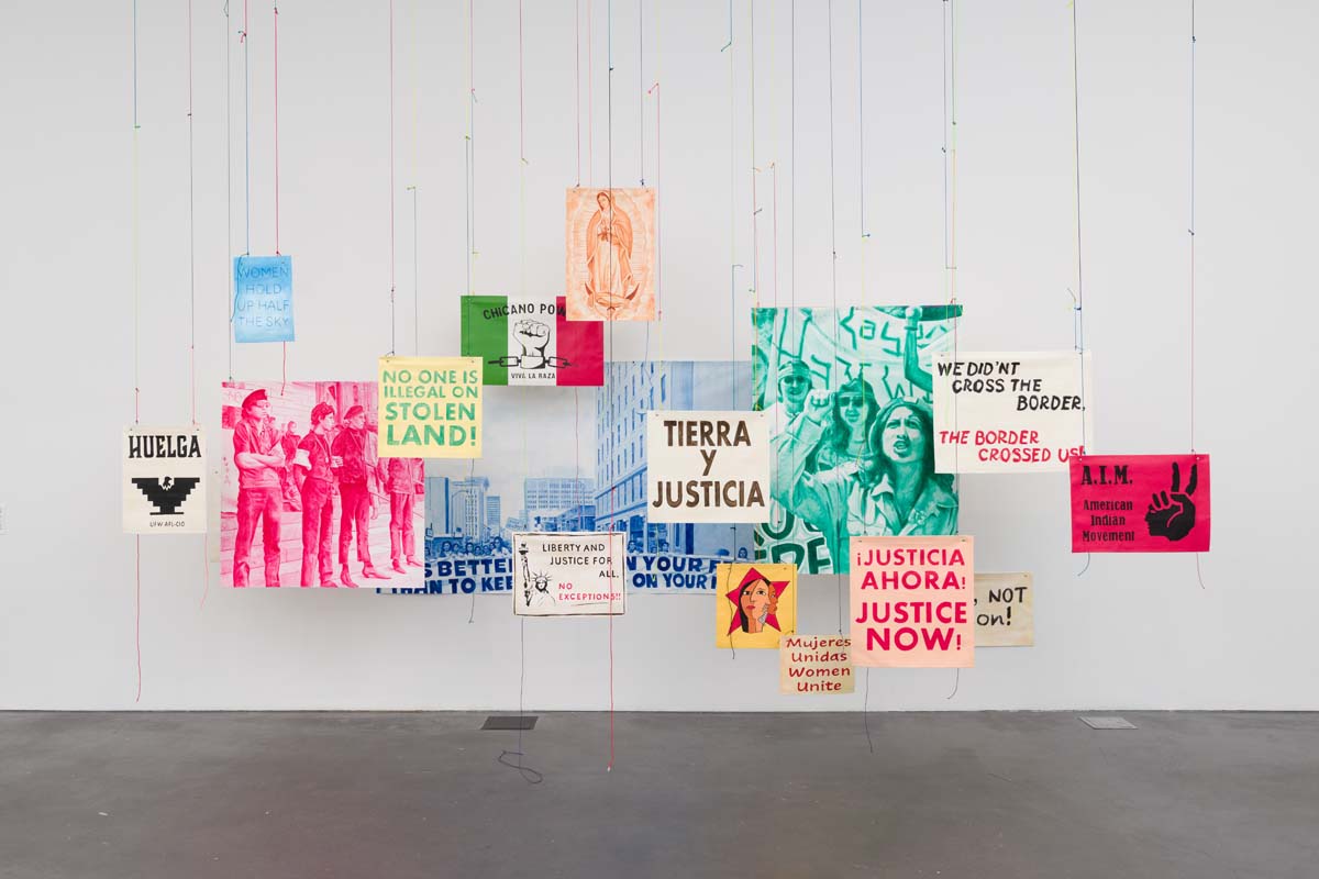 Installation view of Carlos Frésquez