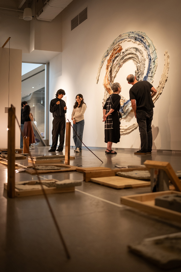 Installation view of Earth's Winding-Sheet at the Lilley Museum of Art, University of Nevada, Reno.