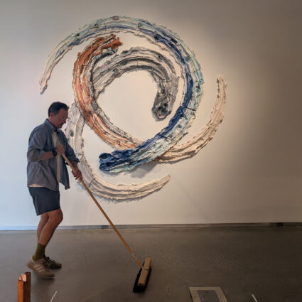 Installation view of Earth's Winding-Sheet at the Lilley Museum of Art, University of Nevada, Reno.