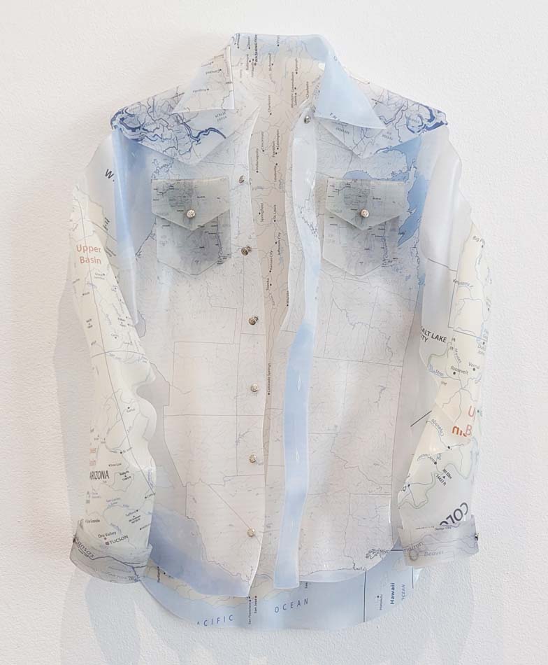 Maeve EichelbergerThe Advocate, a 2026 Plexiglass collage